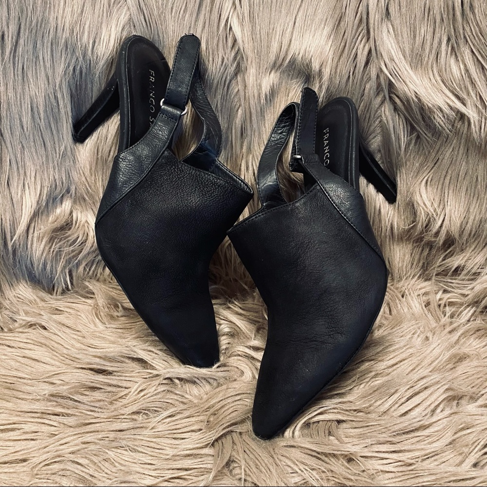 Franco Sarto | Leather Slingback Heels | 8